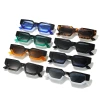 2023 Cross-border new retro men's sunglasses, European and American fashion women's trendy square street style narrow-framed sunglasses Item Picture